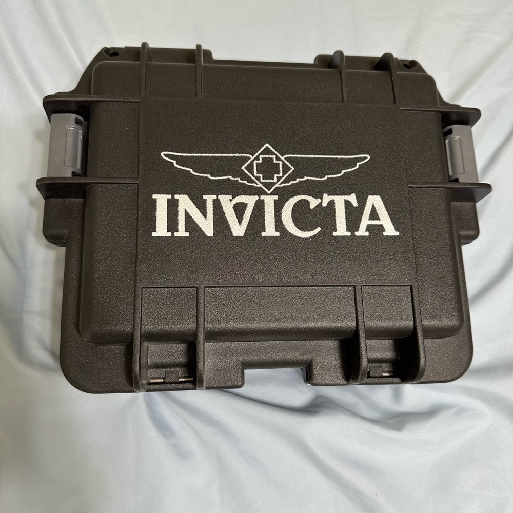 Invicta watch case. 3 Slots. Waterproof. New and never used.